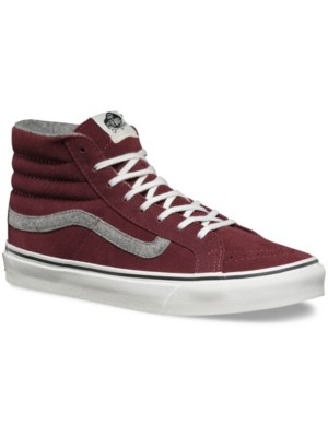 Vans vintage hotsell suede sk8-hi slim